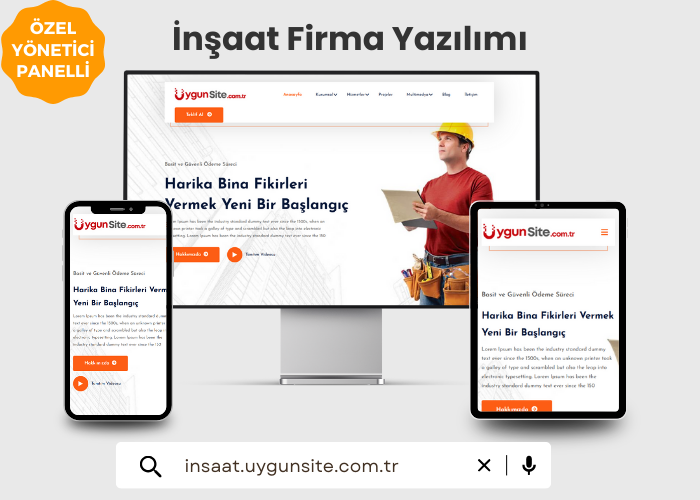 İnşaat Firma Yazılımı