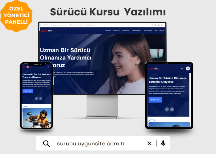 Sürücü Kursu Web Yazılımı
